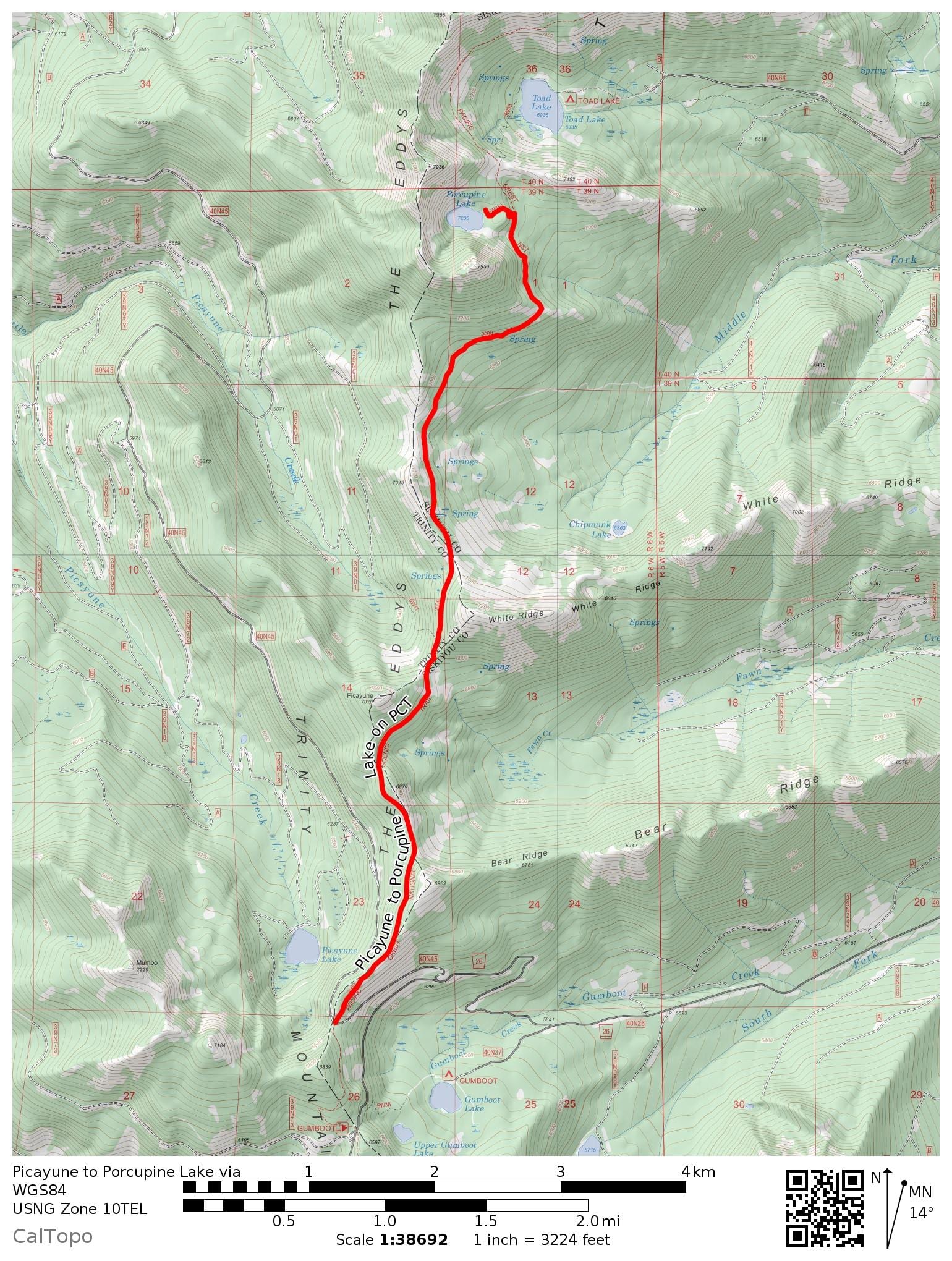 Picayune to Porcupine Lake via PCT Mount Shasta Trail Association