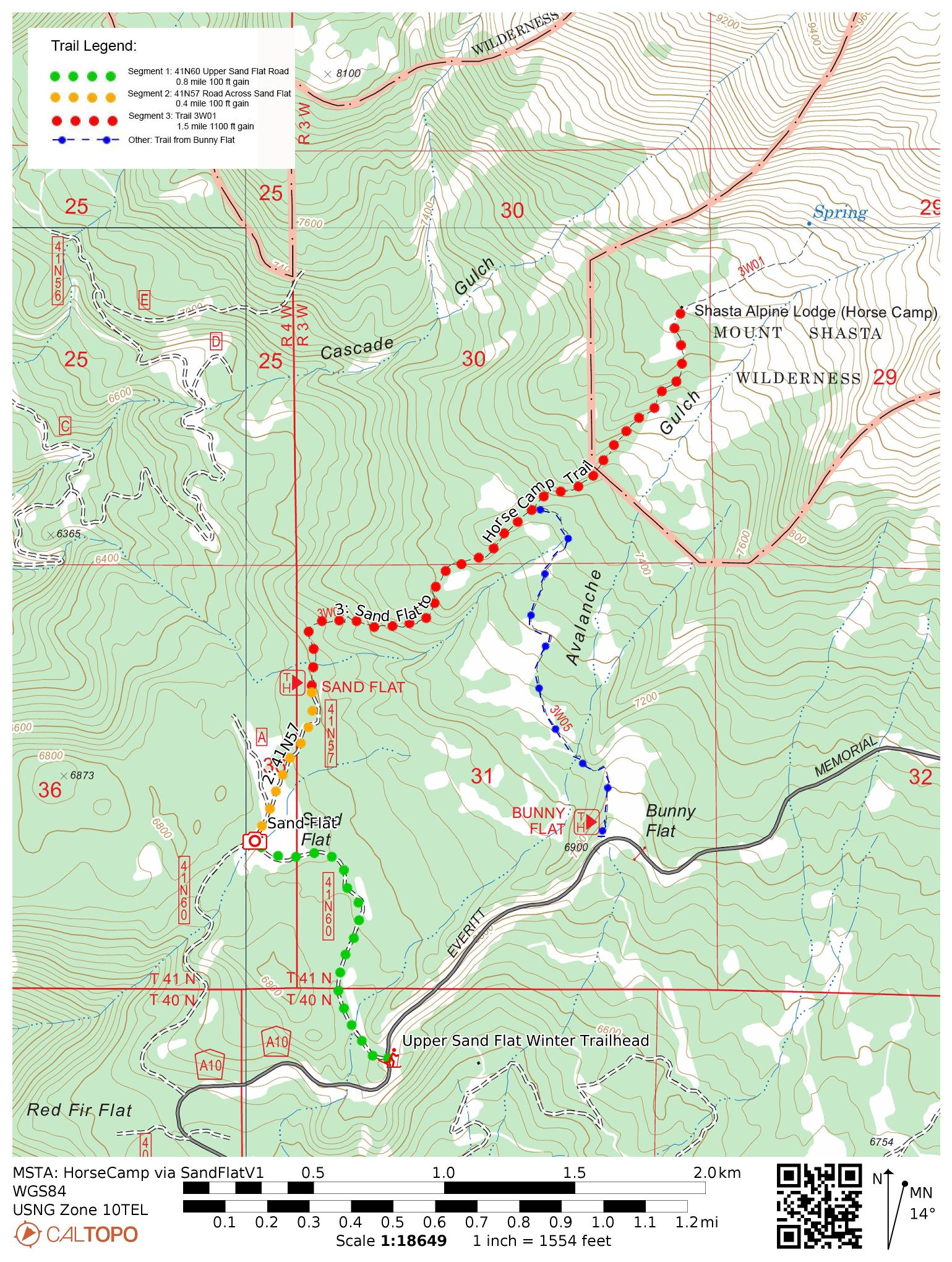 Horse Camp via Sand Flat β Mount Shasta Trail Association