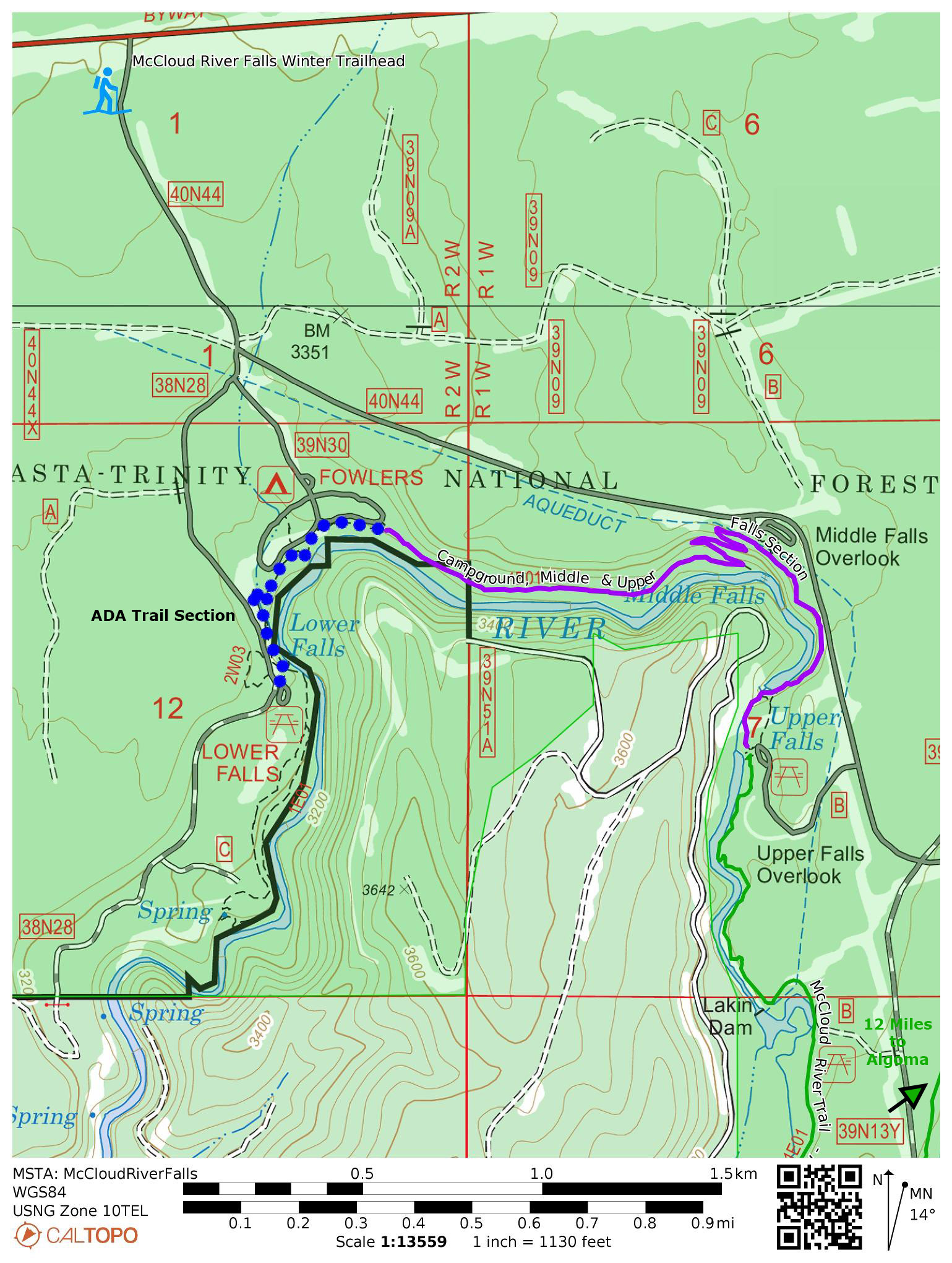 McCloud River’s Three Waterfalls Mount Shasta Trail Association